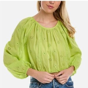 Velvet By Graham & Spencer Top In Yellow size M